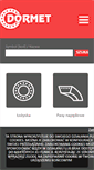 Mobile Screenshot of dormet.pl